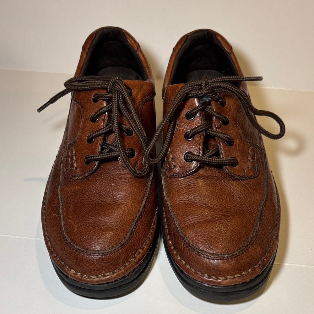 Nunn Bush Chestnut Brown Leather Oxfords -GB2